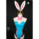 Overwatch D.Va Symmetra Bunny Suit Cosplay Costumes