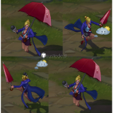 League of Legends Forecast Janna Blue Cosplay Costume