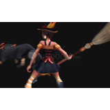 League of Legends Bewitching Nidalee Halloween Dress Cosplay Costume