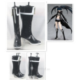 Black Rock Shooter Dawn Fall BRS Black Cosplay Shoes Boots