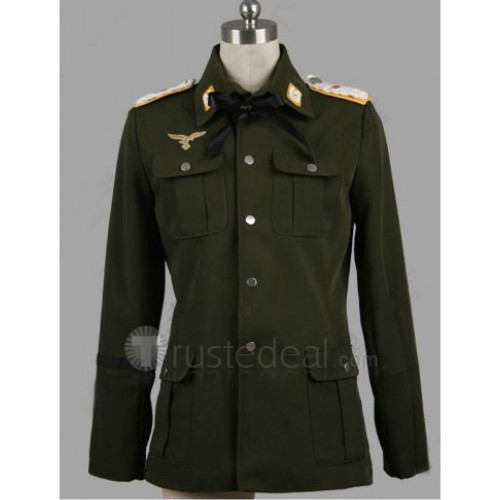 Strike Witches Minna Dietrich Wilcke Cosplay Costume