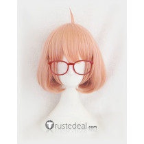 Kyoukai no Kanata Beyond the Boundary Kuriyama Mirai Pink Cosplay Wig