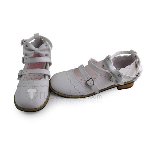 White Cute Lolita Shoes