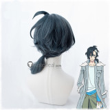 Tenrou Sirius the Jaeger Yuliy Gray Blue Ponytail Cosplay Wig