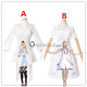 Final Fantasy XIV 14 Minfilia Warde Ryne White Dress Cosplay Costumes