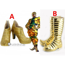 Jojo's Bizarre Adventure 3 Dio Brando Golden Cosplay Boots Shoes