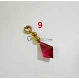 Genshin Impact Mona Qiqi Keqing Ningguang Tartaglia Earrings Mask Necklace Hat Goggles Cosplay Props Accessories