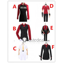 Helltaker Malina Lucifer Justice Zdrada Azazel Pandemonica Red Black Cosplay Costumes