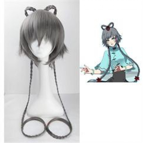 Vocaloid Luotianyi Grey Cosplay Wig 1