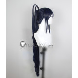 High School DxD Akeno Himejima  Black Blue Cosplay Wigs