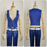 B-Project MOONS Nome Tatsuhiro Blue Idol Cosplay Costume
