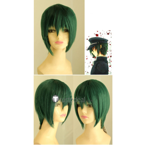 Angel Beats Ayato Naoi Green and Black Cosplay Wigs