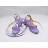 The Idolmaster Cinderella Girls Anzu Futaba Light Purple Cosplay Shoes