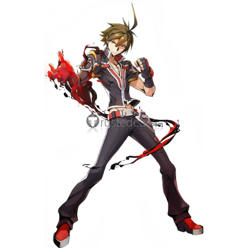 BLAZBLUE Naoto Kurogane Black Cosplay Costume