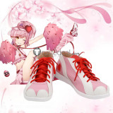 Shugo Chara Amu Hinamori Amulet Heart Pink Cosplay Shoes Boots