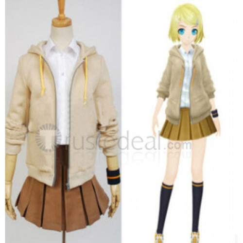 Vocaloid Project DIVA F 2nd Kagamine Rin Cosplay Costume
