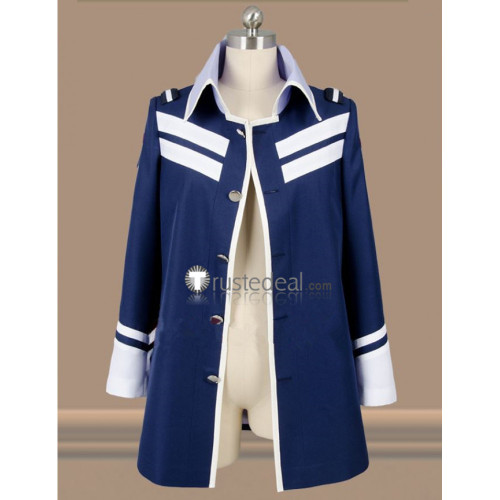 Ace Attorney Gyakuten Saiban 4 Apollo Justice Blue Red Cosplay Costume