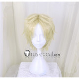Tsukiuta Six Gravity Satsuki Aoi Light Blonde Cosplay Wig