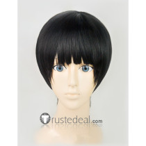 Kyoukai no Kanata Beyond the Boundary Nase Hiroomi Black Cosplay Wig