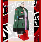 Persona 5 Dancing in Starlight Futaba Sakura Green Coat Cosplay Costume