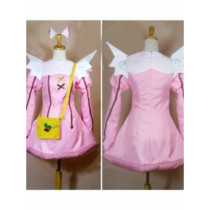 Kaitou Tenshi Twin Angel Kurumi Hazuki Pink Cosplay Costume