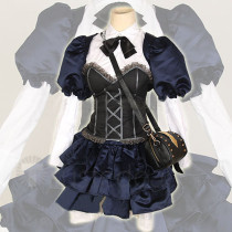 Chuunibyou Demo Koi Ga Shitai Rikka Takanashi Blue Lolita Dress Cosplay Costume