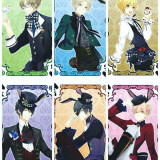 Tsukiuta Six Gravity Kakeru Hajime Koi Haru Arata Aoi In Wonderland Cosplay Costumes