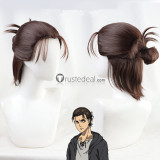 Attack on Titan Shingeki no Kyojin Eren Yeager Kruger Brown Black Cosplay Wigs