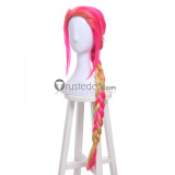 Nanbaka Uno Liang Pink Blonde Black Styled Cosplay Wig