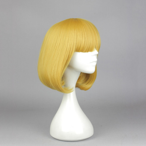 Prison School Midorikawa Hana Golden Cosplay Wig Bob