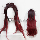 Kimetsu no Yaiba Demon Slayer Tanjiro Nezuko Kamado Genderbend Ponytail Cosplay Wig
