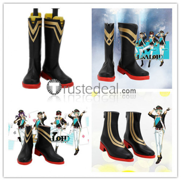 Ensemble Stars Enstars ALKALOID Hiiro Amaji Mayoi Ayase Aira Shiratori Tatsumi Kazehaya Idol Cosplay Shoes Boots