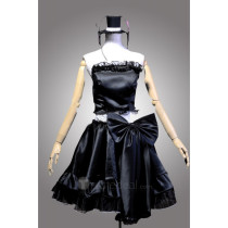 Vocaloid Miku Hatsune Magnet Black Cosplay Costume