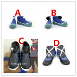 Pokemon Sun and Moon Ash Ketchum Sword and Shield Gou Goh Blue Cosplay Shoes Boots