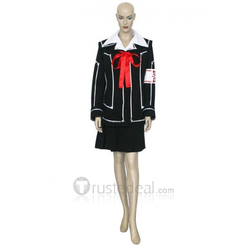 Vampire Knight Day Class Girl Kurosu Yuuki/Yuki Cross Cosplay Costume