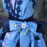 The Idolmaster Cinderella Girls Rin Shibuya SSR Blue Lolita Dress Cosplay Costume