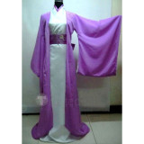 Natsume's Book of Friends Houzukigami Purple White Kimono Cosplay Costume