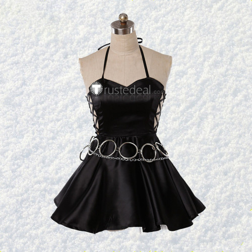 Shugo Chara Utau Hoshina Black Cosplay Costume