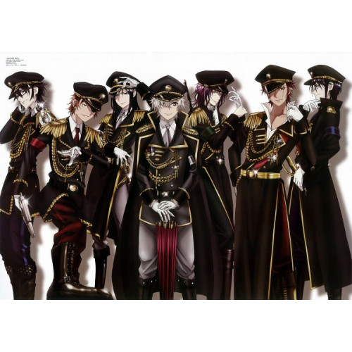 K Project Yashiro Kuroh Seri Fushimi Neko Misaki Anna Tatara Mikoto Reisi Military Uniform Cosplay Costume
