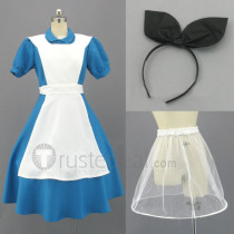Alice in Wonderland Alice Maid Cosplay Costume