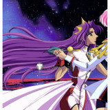 Revolutionary Girl Utena Anthy Himemiya Long Purple Cosplay Wig