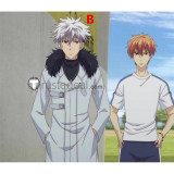 Fruits Basket Hatsuharu Sohma White Coat Cosplay Costume