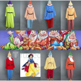 Snow White and the Seven Dwarfs Doc Grumpy Happy Sleep Bashful Sneezy Dopey Cosplay Costume