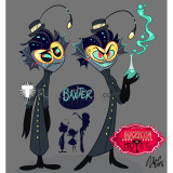 Hazbin Hotel Charlie Lucifer Alastor Baxter Cosplay Costumes