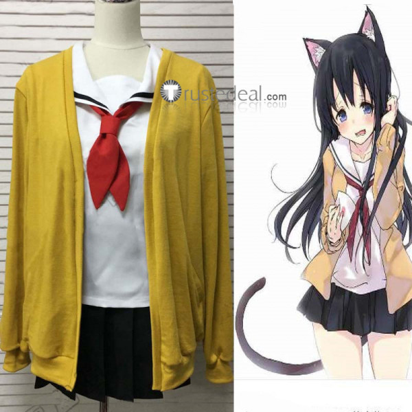 Koe no Katachi A Silent Voice Ueno Naoka School Cosplay Costume Cardigan