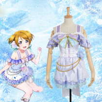 Love Live Koizumi Hanayo White Valentines Day Cosplay Costume