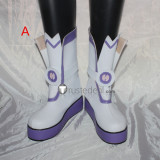 Hyperdimension Neptunia Nepgear White Cosplay Shoes Boots