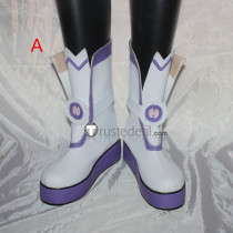 Hyperdimension Neptunia Nepgear White Cosplay Shoes Boots