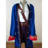 Commission Monkey Island Guybrush Ulysses Threepwood Pirate Blue Cosplay Costume