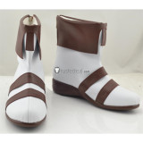 Digimon Adventure DigiDestined Mimi Tachikawa White Brown Cosplay Shoes Boots